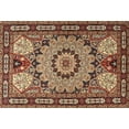 thumbnail image 1 of Ahgly Company Machine Washable Indoor Rectangle Traditional Sand Brown Area Rugs, 2' x 3', 1 of 7