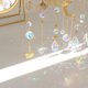 thumbnail image 2 of Campanas De Viento 6pcs Crystal Light Catcher Lotus Moon Sun Prisms Colgante para el dormitorio del hogar (A), 2 of 8