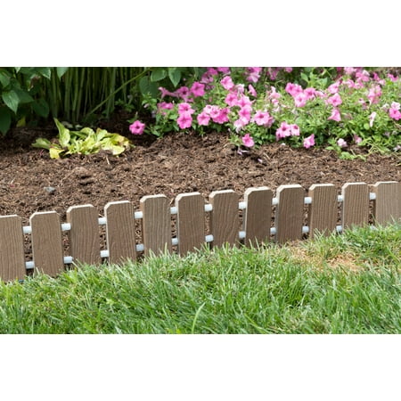 Furniture Barn USA™ Garden Edging - Evergrain® Composite No Dig Roll Up Flower Bed