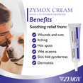 thumbnail image 2 of Zymox Skin Support Topical Cream: Hydrocortisone for Dogs Cats, 2 of 7