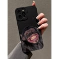 thumbnail image 1 of Chimpanzees Pattern Clear Phone Case, 1 of 3