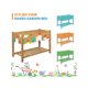 thumbnail image 4 of 2 Pisos Huerto Urbano para Terraza 119x80x57cm de Madera Abeto Estante para Cultivar Plantas Flores para Balcón, 4 of 5