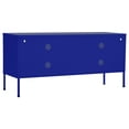 thumbnail image 3 of Mueble para TV VidaXL, estilo industrial, construcción de acero azul marino, 3 of 5