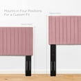 thumbnail image 6 of Modway Keira Performance Velvet Full / Queen Headboard in Dusty Rose, 6 of 8