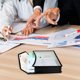thumbnail image 4 of Office File Folder Expanding File Wallet Clear Large Capacity Poly Envelope (A4), 4 of 6