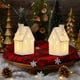 thumbnail image 4 of Eoozwa Ceramic Christmas Decor Set Christmas Tree Luminous Deer Snowman Villa Figurines Battery Powered Night Light for Holiday Tabletop Scene, 4 of 5