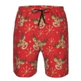 thumbnail image 3 of Salouo Christmas With Cute Deer Pattern Swim Trunks for Men,Men's Hawaiian Bathing Suit Swimsuits Quick Dry Swimming Board Shorts Beach Shorts with Pockets-XX-Large, 3 of 6