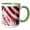 Green/White, variant on 3drose, Indiana, Carmel, Support Our Troops, American Flag - Us15 Bja0050 - Jaynes Gallery, 11oz Mug