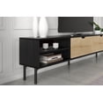 thumbnail image 5 of Riga Tv Stand Wooden Black-Oak, 5 of 10