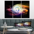 thumbnail image 1 of Design Art - Bright Wave Particle in Air on Black, 1 of 3