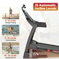 thumbnail image 4 of 300LBS Capacity Treadmill, 4.75HP Folding Treadmill w/ 15% Auto Incline, 10MPH Portable Treadmill for Home Walking Running, Fun workouts w/ APP, 64+6+1 Programs, 6-point Shock Absorption System, 4 of 10