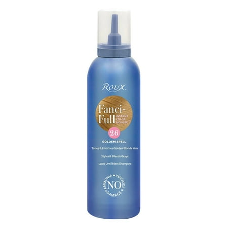 Hair Color Mousse - Roux Fanci-Full Color Styling Mousse (Color : Golden Spell #26)