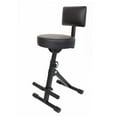 thumbnail image 4 of Silla de tambor taburete de guitarra plegable con respaldo ajustable perfecl, 4 of 8