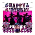 thumbnail image 2 of Demon Singer Hunters Birthday Decorations Cake Topper Banner Balloon Set Demon Singer Hunters Party Decorations Hunters Theme Birthday Party Supplies D, 2 of 6