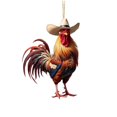 thumbnail image 5 of TQEHS Colgante de acrílico con forma de gallo para decoración de coche, adornos B9O1, 5 of 5