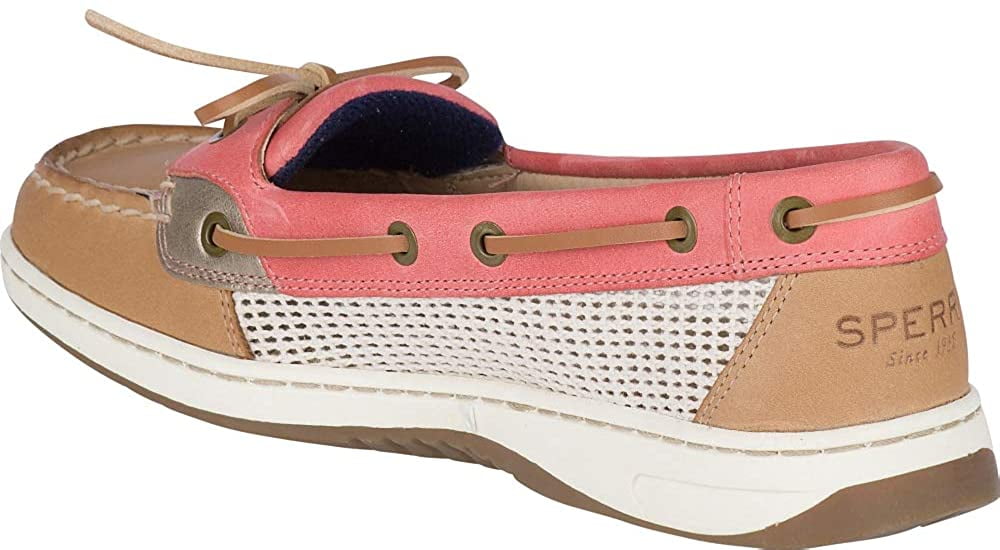 Mesh Boat Shoe Women 6 Linen 
