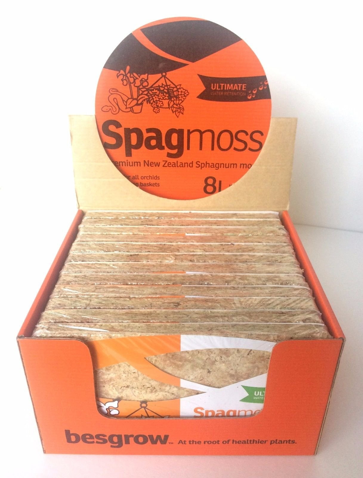 New New Zealand Sphagnum Moss Black 33-Pound 