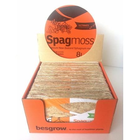 12 Count Display Box New Zealand Sphagnum Moss 100 Grams Long Fiber 8 L Spagmoss