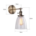thumbnail image 5 of Modern Minimalist s Wall Lamps, Living Room Bedroom Bedside Indoor Antique Bronze Lamp Aisle Wall Lighting Decoration E26 E27, 5 of 7