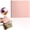 Pink, variant on Clearance Under $5.5! Leather Faced Square Notebook Carrying Notebook In Red Composition Notebook Notepad