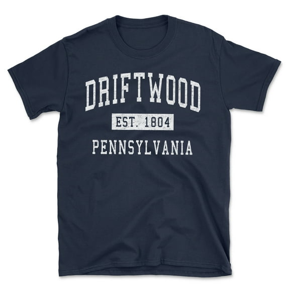 Driftwood Pennsylvania Classic Established Men's Cotton T-Shirt