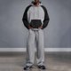 thumbnail image 1 of Ceisia Men's Loose Fit Raglan Sleeve Hoodie Set Color Block Pullover with Elastic Waist Wide Leg Pants Gifts, 1 of 9