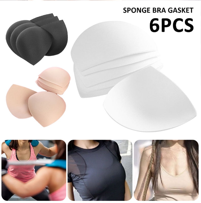 Miuline 3 Pairs Womens Removable Smart Cups Bra Inserts Push