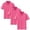 Pink, variant on Bixock Toddler Boys School Uniform Short Sleeve Shirt,Unisex Sport 3 Piece Set Short Sleeve Golf Collar Top Matching Shorts Hat Outdoor Active for Multi Age Kids Clothings