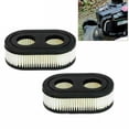 thumbnail image 1 of Paquete de 2 Filtros de aire para cortacésped JM Briggs & Stratton 798452 593260 negro, 1 of 5
