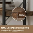 thumbnail image 5 of Selooye Bookshelf, 4 Tier Book Shelf 55Inch Tall Bookcase, Industrial Large Bookshelves Rustic Book Case with Open Metal Frame for Office, Bedroom, Farmhouse, Living Room, 5 of 7