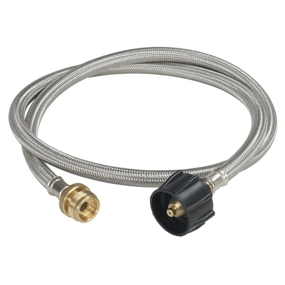Bayou Classic MCR1 4-ft Stainless Braided LPG Adapter Hose