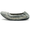 thumbnail image 2 of Ollio Women's Shoes Floral Embroidery Lace Slip On Comfort Light Ballet Flats ZM1712F, 2 of 6