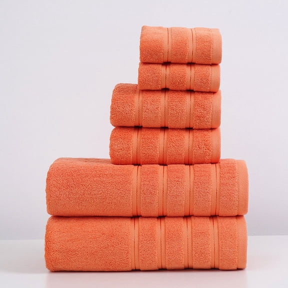 Nvzi-a 2pcs Bathroom Hand pure cotton Towels, Multipurpose Use as Bath Fitness, Bathroom, Shower, Sports, Towel,Handle various situations effortlessly.13.78x13.78inch (orange)