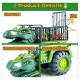thumbnail image 4 of KiddiTouch Dinosaur Toys for Kids 3-5, Monster Truck with Carrier Car and 16 Dinosaurs, Dino Transport Cars Playset Gifts Toys for 3 Year Old Boys, 4 of 8