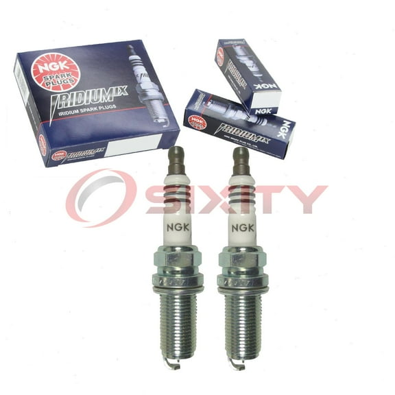 2 pc NGK 93893 Iridium IX Spark Plugs for Ignition Wire Secondary