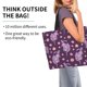thumbnail image 2 of Disketp Snake And Flower Bolsa Tote Estampada para Mujer, Bolso de Hombro y de Mano para Compras y Viajes, 2 of 8