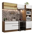 thumbnail image 1 of Cocina Integral 270cm Glamy Madesa 12 Marrón/Blanco, 1 of 5
