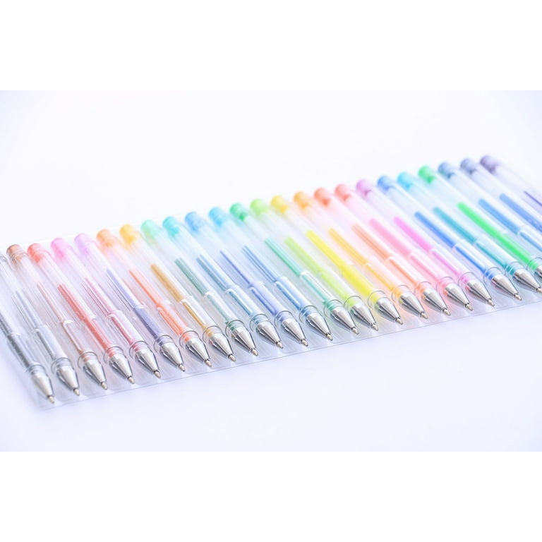 Shuttle Art 120-Piece Gel Pen Set, 60 Colourful Gel Pens with 60