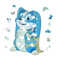 thumbnail image 1 of ITFABS Wooden Puzzles, Colorful Cartoon Animal Jigsaw Decompression Toys, 1 of 4