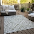 thumbnail image 6 of Addison Rugs Chantille Indoor/Outdoor Transitional Diamonds Beige Washable Rectangle Rug, 9' x 12', 6 of 6
