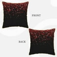 thumbnail image 3 of Kll Red Glitter1 Decorative Throw Pillow Covers Velvet Soft For Couch Sofa Bedroom Living Room Outdoor -18"X18", 3 of 8