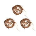 thumbnail image 2 of Hummingbird Nesting Material Nesting Material for Wild Birds Bird House Kit Alpaca Bird Nesting Material Hummingbird House 3" Brown Birds Gnawing Toys Hanging Rattan Balls Drawing Bird Nests (3 Pcs), 2 of 5