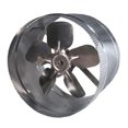 thumbnail image 1 of Diversitech AB8 Air Booster 8" HVAC Duct Fan with Junction Box, Silver (625-AF8), 1 of 9
