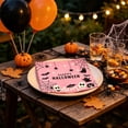 thumbnail image 6 of 20 Pcs Pink Halloween Paper Napkins, Cute Disposable Party Napkins for 20 Guests, Spooky Ghost Bat Skull Theme for Baby Shower Birthday Supplies, 6 of 6