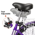 PEXMOR 7-Speed Adult Trike, 24/26 Inch Cruiser Bike with Adjustable ...