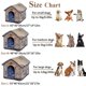 thumbnail image 4 of Winter Pet Cat Bed Foldable Dog House Dog Villa Sleep Kennel Removable Nest Warm Enclosed Cave Sofa Pet Supply лежанка ShopWise Round, 4 of 17