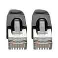 thumbnail image 3 of Tripp Lite Cat6a 10g-Certified Snagless Shielded Stp Ethernet Cable (Rj45 M/m), Poe, Black, 6 In. - Patch Cable - Rj-45 (m) to Rj-45 (m) - 6 In - Stp - Cat 6a - Ieee 802.3at - Snagless, Stranded, 3 of 4