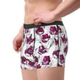 thumbnail image 3 of Kdxio Men's Boxer Briefs with Tulips Flowers Print - Comfortable and Breathable Underwear for Everyday Wear, 3 of 7