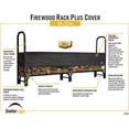 thumbnail image 4 of ShelterLogic Adjustable Heavy Duty Outdoor Firewood Rack, 4 of 9