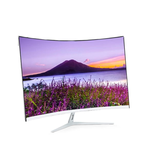 Monitor curvo para juegos,Computadora de escritorio con monitor curvo para juegos de 144 Hz,Gamer delgada pantalla LED PC Mostrar ,Monitor de juegos 27 pulgadas 144Hz Frecuencia 2K perfke Monitor curvo para juegos